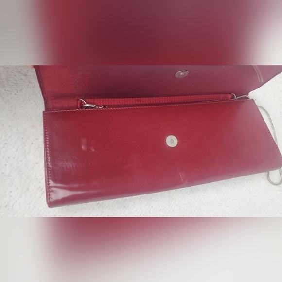 Bundle OnlyNine West Genuine Burgundy leather cocktail evening party women couch - Picture 3 of 9